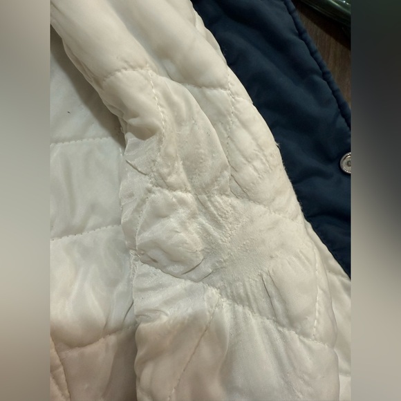 Vintage Earl-Gorn Nylon Bomber Jacket XL Navy Red Trim Retro Dearborn Hts MI - Picture 7 of 11